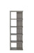 Harrison 5-tier Bookcase Weathered Grey - Evans Furniture (CO)