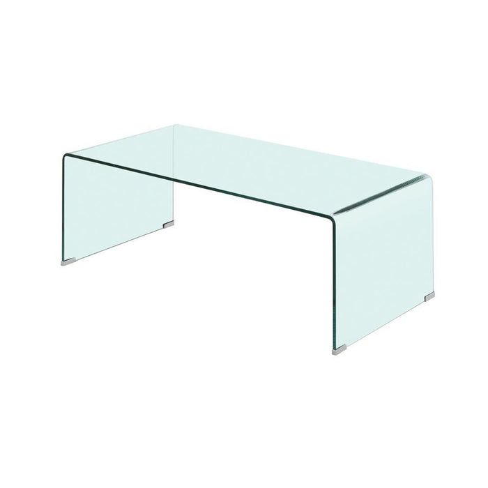Ripley Rectangular Coffee Table Clear - Evans Furniture (CO)