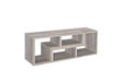 Velma Convertable Bookcase and TV Console Grey Driftwood - Evans Furniture (CO)