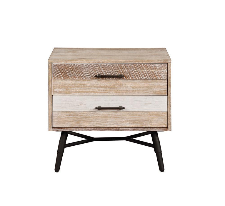 Marlow 2-drawer Nightstand Rough Sawn Multi - Evans Furniture (CO)