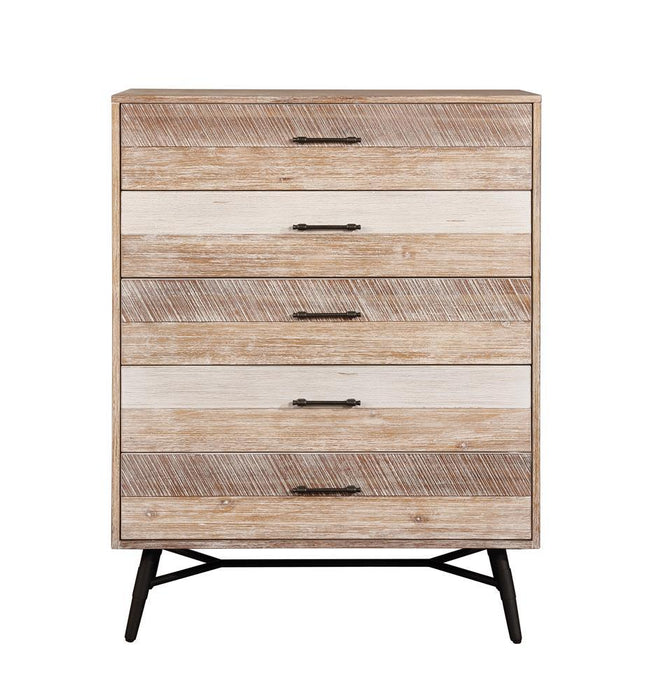 Marlow 5-drawer Chest Rough Sawn Multi - Evans Furniture (CO)