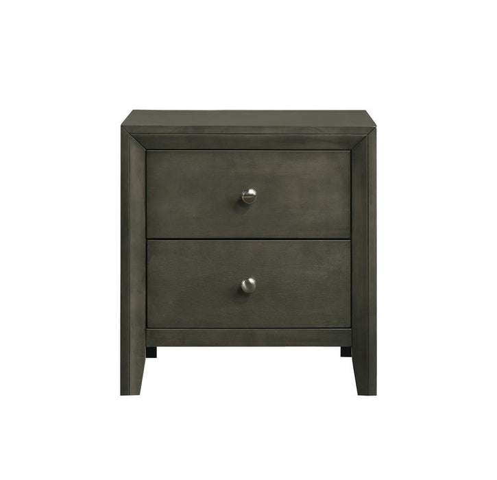 Serenity 2-drawer Nightstand Mod Grey - Evans Furniture (CO)