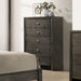 Serenity 5-drawer Chest Mod Grey - Evans Furniture (CO)