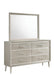 Ramon Dresser Mirror Metallic Sterling - Evans Furniture (CO)