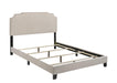 Tamarac Upholstered Nailhead Full Bed Beige - Evans Furniture (CO)
