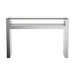 Edna 1-shelf Console Table Silver - Evans Furniture (CO)