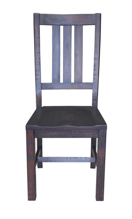 Calandra Slat Back Side Chairs Vintage Java (Set of 2) - Evans Furniture (CO)