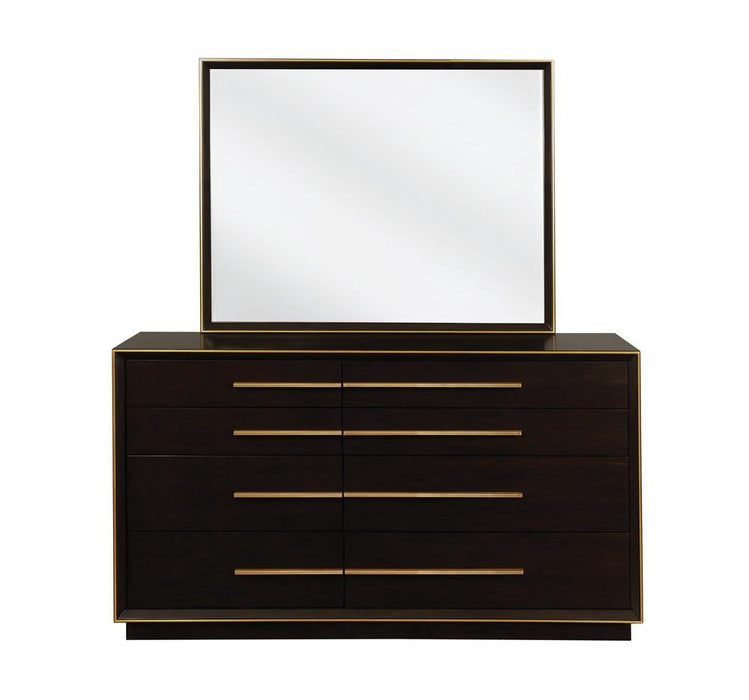 Durango Dresser Mirror Smoked Peppercorn - Evans Furniture (CO)