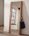 Winslow Standing Mirror Smokey Walnut and Coffee Bean - Evans Furniture (CO)