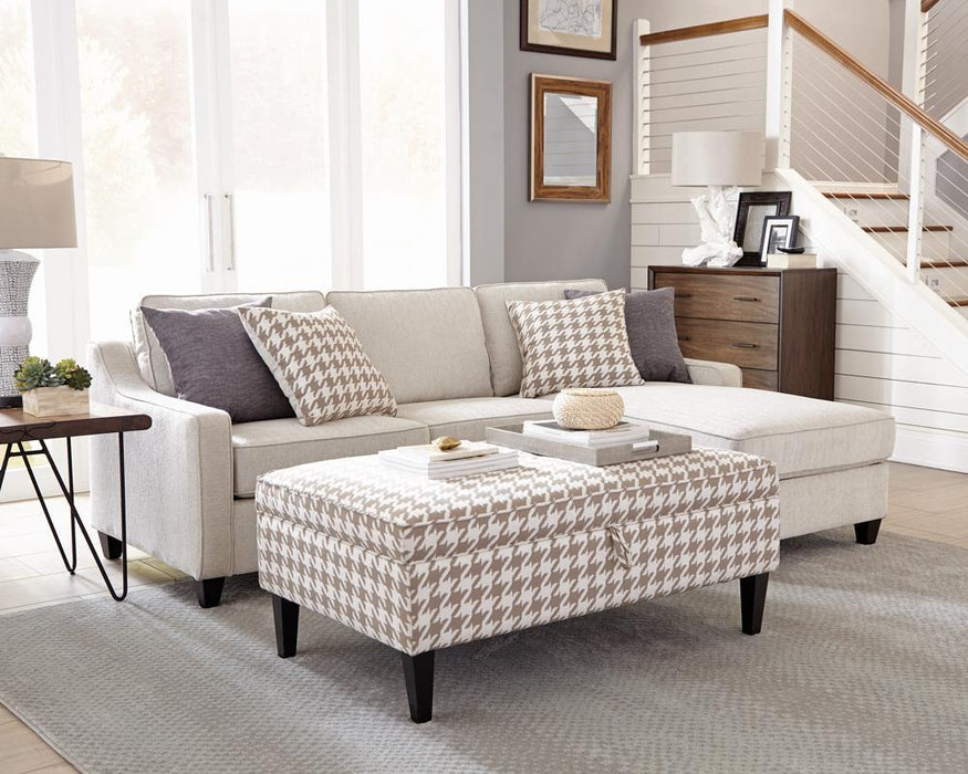 Mcloughlin Upholstered Sectional Platinum - Evans Furniture (CO)