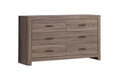 Brantford 6-drawer Dresser Barrel Oak - Evans Furniture (CO)