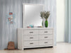 Brantford 6-drawer Dresser Coastal White - Evans Furniture (CO)