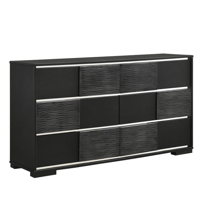 Blacktoft 6-drawer Dresser Black - Evans Furniture (CO)