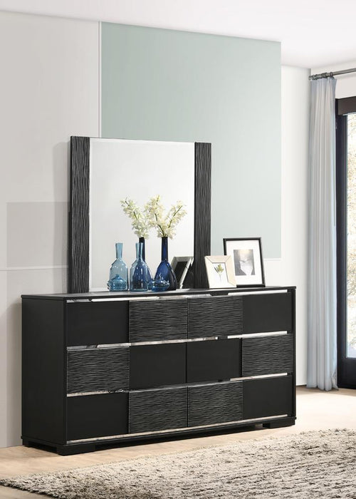 Blacktoft 6-drawer Dresser Black - Evans Furniture (CO)