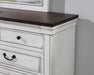 Hillcrest 9-drawer Dresser Dark Rum and White - Evans Furniture (CO)