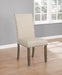 Ralland Upholstered Side Chairs Beige and Rustic Brown (Set of 2) - Evans Furniture (CO)