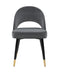 Lindsey Arched Back Upholstered Side Chairs Grey (Set of 2) - Evans Furniture (CO)