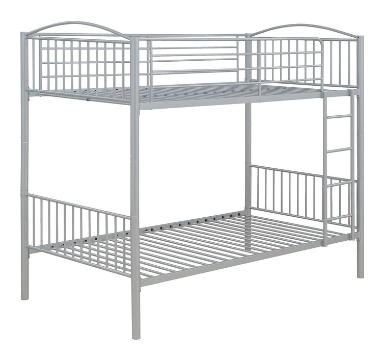 Anson Twin Over Twin Bunk Bed with Ladder - Evans Furniture (CO)