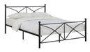 Hart Queen Platform Bed Black - Evans Furniture (CO)