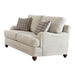 Glenn Cushion Back Loveseat Light Grey - Evans Furniture (CO)