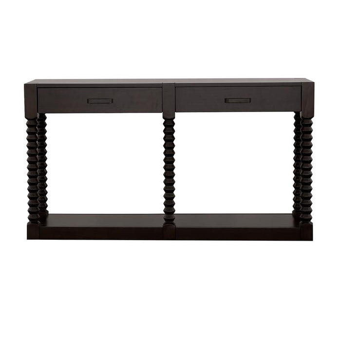 Meredith 2-drawer Sofa Table Coffee Bean - Evans Furniture (CO)
