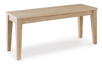 Gleanville 42" Dining Bench - Evans Furniture (CO)