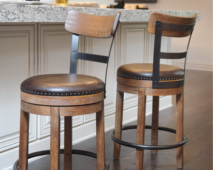 Pinnadel Counter Height Bar Stool - Evans Furniture (CO)