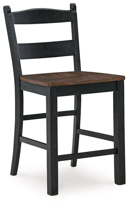 Valebeck Counter Height Barstool - Evans Furniture (CO)