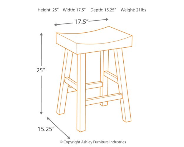 Glosco Counter Height Bar Stool - Evans Furniture (CO)