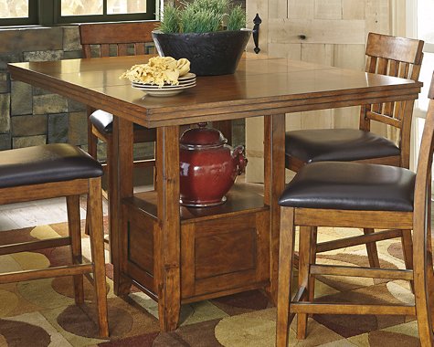 Ralene Counter Height Dining Extension Table - Evans Furniture (CO)