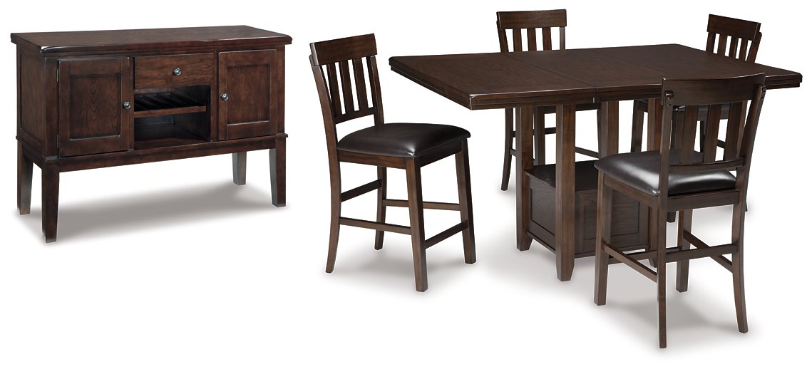 Haddigan Counter Height Dining Set - Evans Furniture (CO)