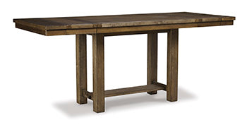 Moriville Counter Height Dining Extension Table - Evans Furniture (CO)