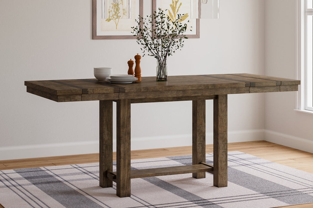 Moriville Counter Height Dining Extension Table - Evans Furniture (CO)