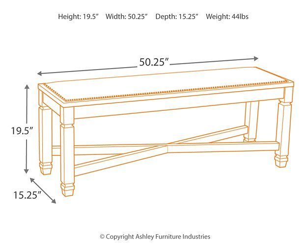 Bolanburg Dining Bench - Evans Furniture (CO)