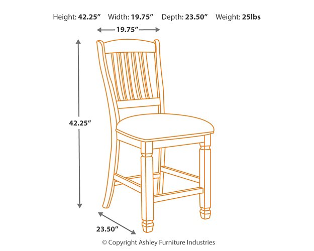 Bolanburg Bar Stool Set - Evans Furniture (CO)