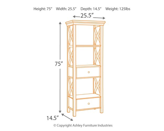 Bolanburg Display Cabinet - Evans Furniture (CO)