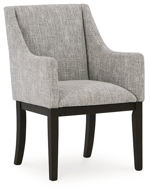 Burkhaus Dining Arm Chair - Evans Furniture (CO)