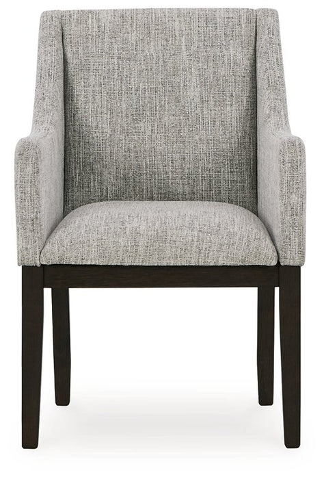 Burkhaus Dining Arm Chair - Evans Furniture (CO)