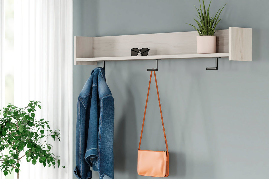 Socalle Bench with Coat Rack - Evans Furniture (CO)