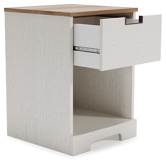 Vaibryn Nightstand - Evans Furniture (CO)