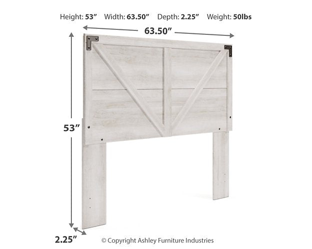 Shawburn Crossbuck Panel Bed - Evans Furniture (CO)