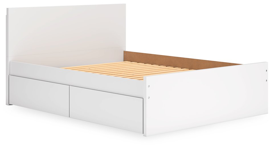 Onita Panel Bed with 1 Side Storage - Evans Furniture (CO)