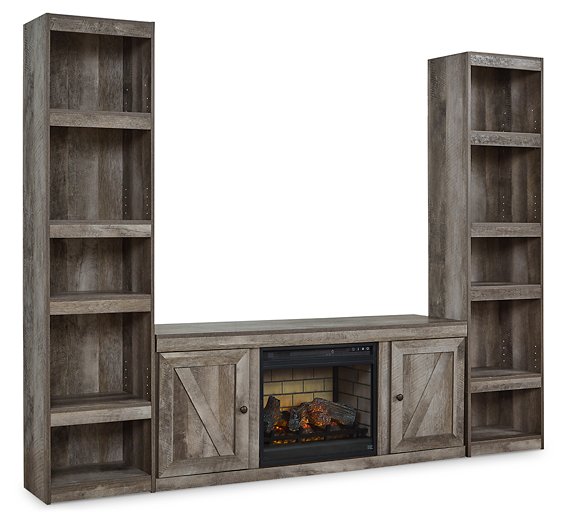 Wynnlow 3-Piece Entertainment Center with Electric Fireplace - Evans Furniture (CO)
