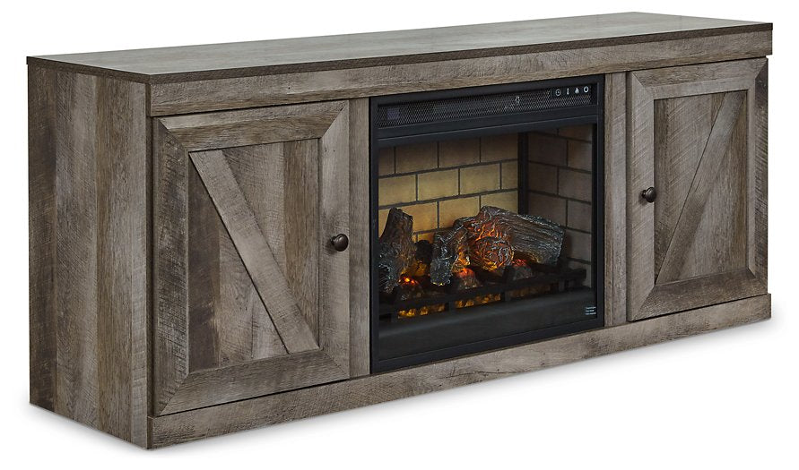 Wynnlow TV Stand with Electric Fireplace - Evans Furniture (CO)