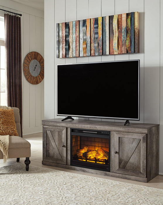 Wynnlow TV Stand with Electric Fireplace - Evans Furniture (CO)