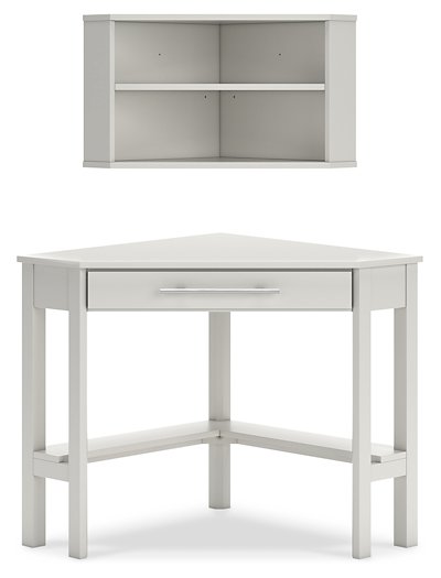 Grannen Home Office Corner Desk with Bookcase - Evans Furniture (CO)