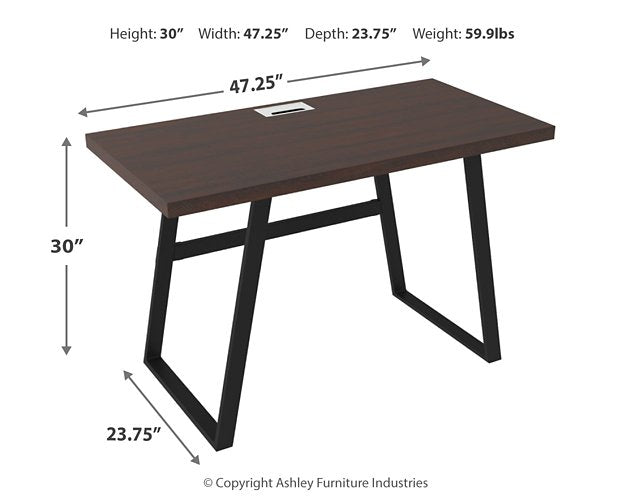 Camiburg 47" Home Office Desk - Evans Furniture (CO)