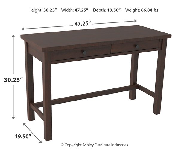 Camiburg 47" Home Office Desk - Evans Furniture (CO)