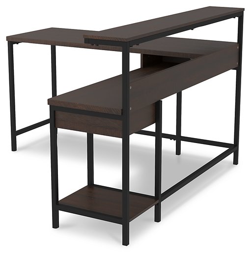 Camiburg Home Office L-Desk with Storage - Evans Furniture (CO)