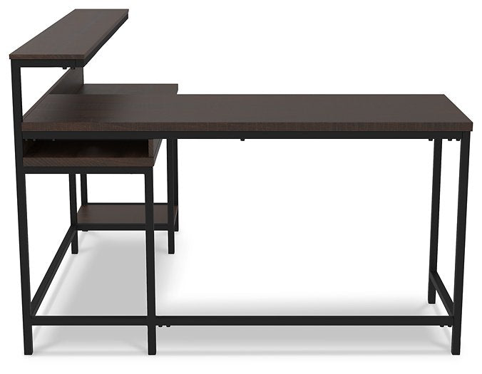 Camiburg Home Office L-Desk with Storage - Evans Furniture (CO)